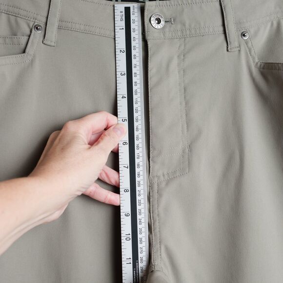 Gerry Venture Commuter Tech Pants Mens 36X34 Green Comfort Stretch Active Hiking - Picture 9 of 13